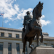 A statue of Confederate cavalry leader and slave owner Wade Hampton III at the South Carolina Statehouse (Epics/Getty Images)